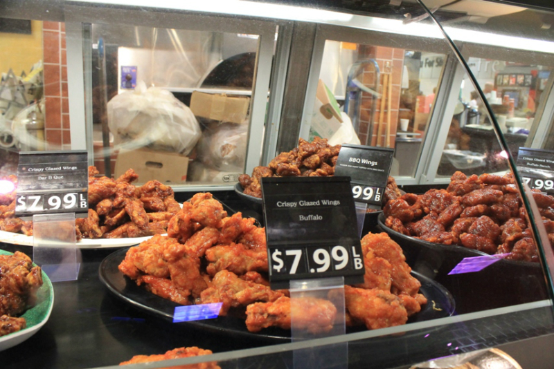Fried-chicken-wings-on-sale-in-supermarkets