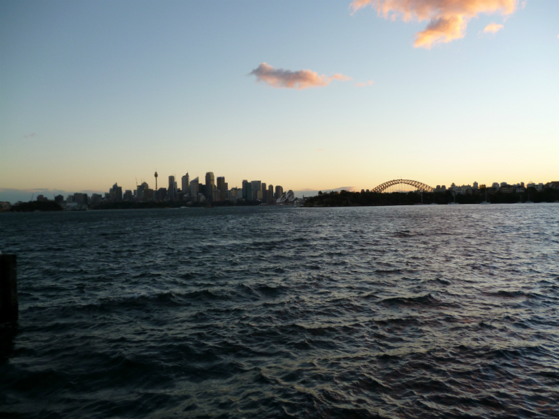 sydney-harbour-view-from-bradley's-head-at-sunset