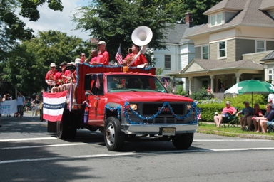 Local-community-band-in-4th-July-parade-Montclair-NJ