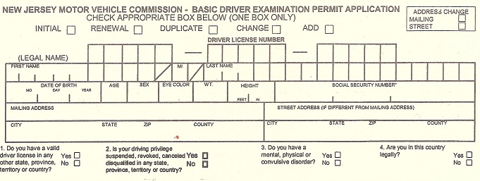 NJ-driver-permit-application-when-is-a-social-security-number-required-in-the-USA
