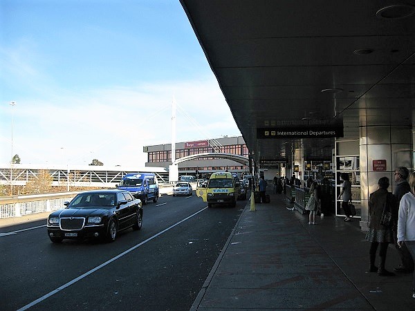 Departures at International terminal